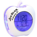 Apple Shaped Talking Alarm Clock-WHITE